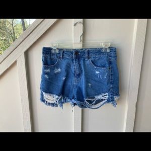 Jean shorts